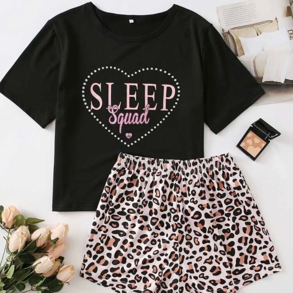 New Leopard Print PJ Set